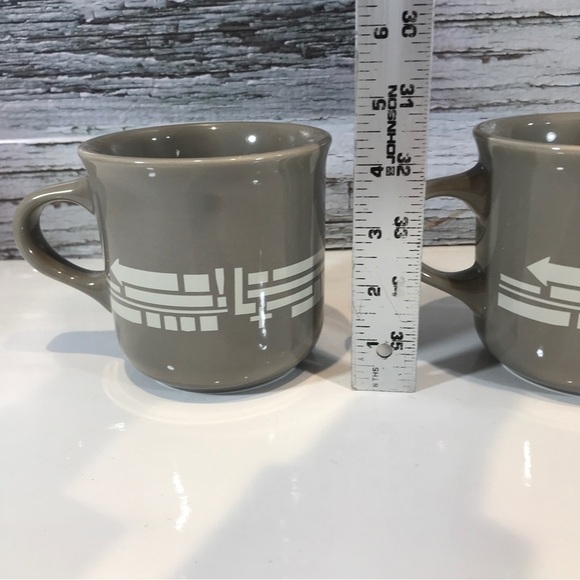 FISHS Eddy Take 5 Grey New York City Coffee Mug Cup Set of 2 - Picture 6 of 6